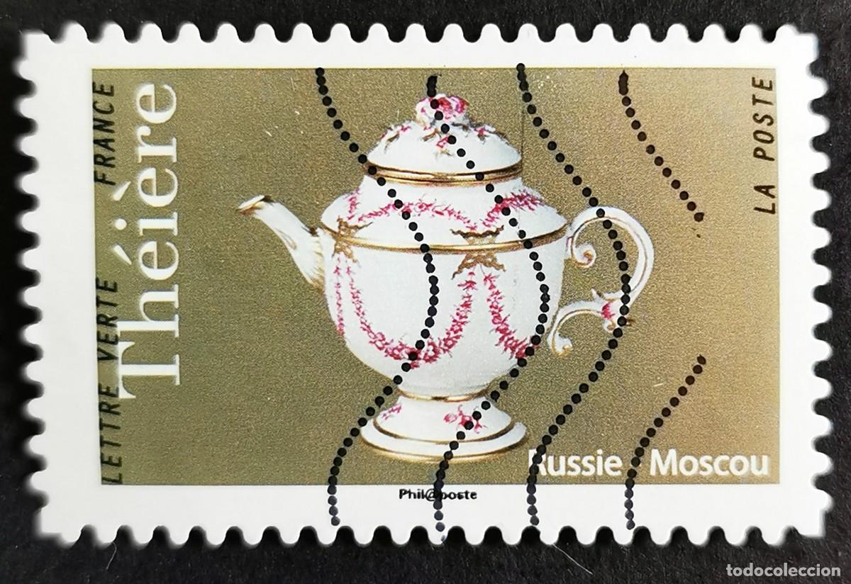 Sellos: Sello Francia 2018,Teteras:Tetera rusa de Mosc&uacute;, Francia, Sin Valor Facial Michel: FR 7109