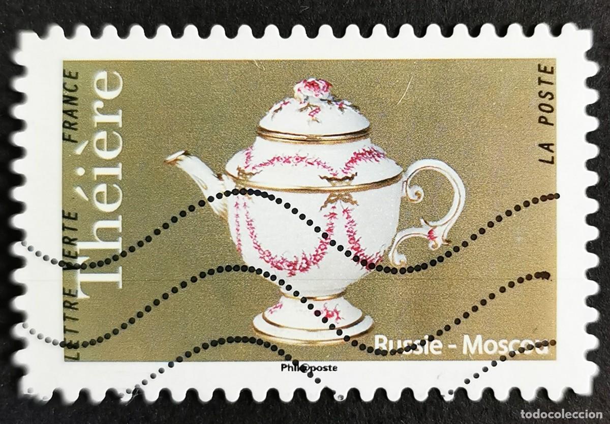 Sellos: Sello Francia 2018,Teteras:Tetera rusa de Mosc&uacute;, Francia, Sin Valor Facial Michel: FR 7109