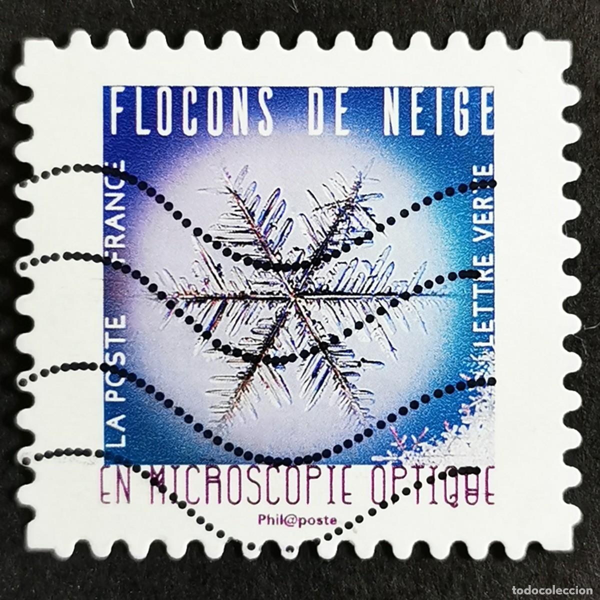 Sellos: Sello Francia 2018,Copos de nieve: copos de nieve, Francia, Sin Valor Facial Michel: FR 7173
