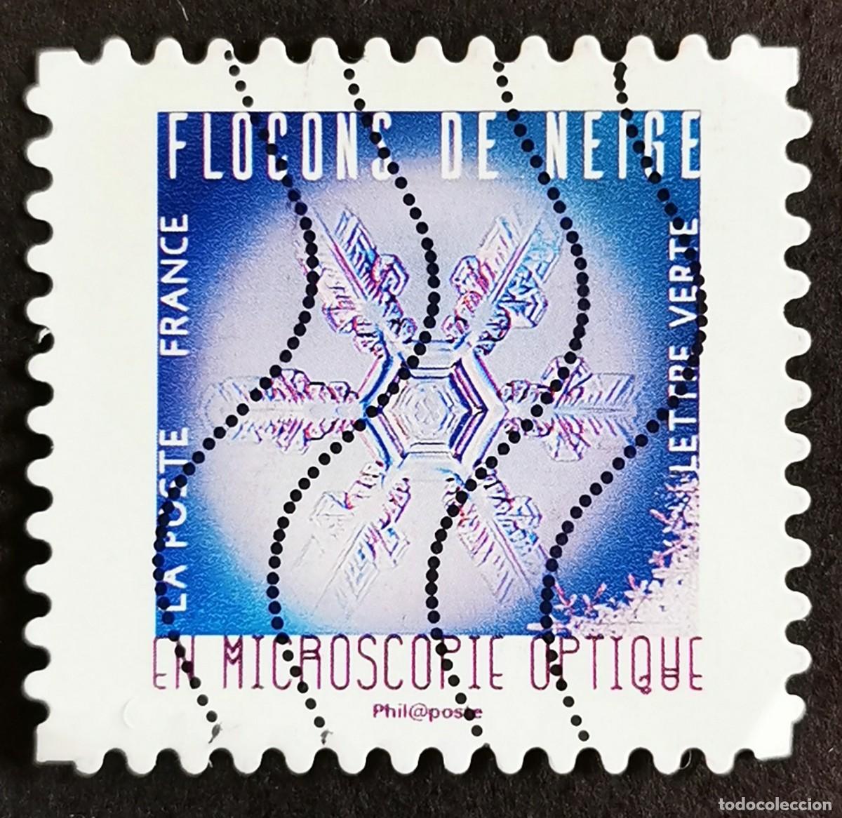 Sellos: Sello Francia 2018, Copos de nieve: copos de nieve, Francia, Sin Valor Facial Michel: FR 7177