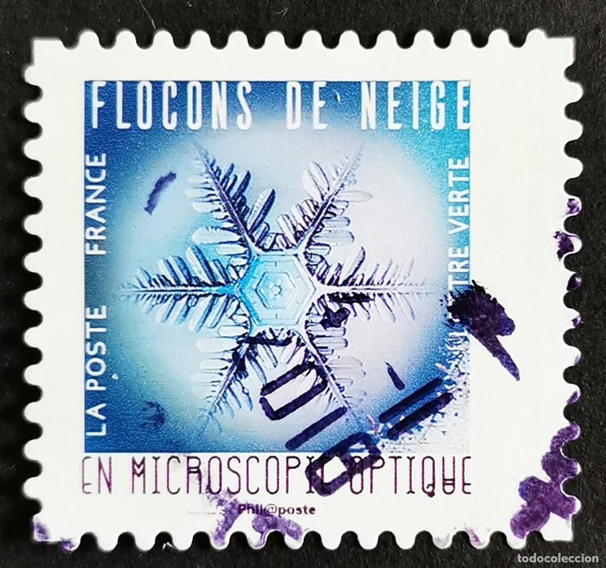 Sellos: Sello Francia 2018, Copos de nieve: copos de nieve, Francia, Sin Valor Facial Michel: FR 7178