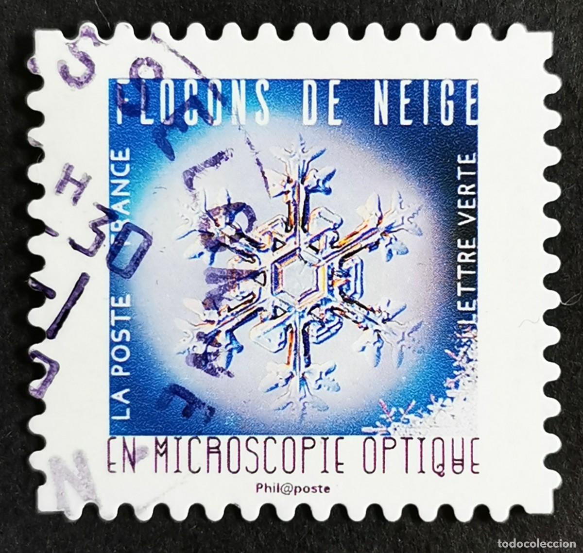 Sellos: Sello Francia 2018, Copos de nieve: copos de nieve, Francia, Sin Valor Facial Michel: FR 7182