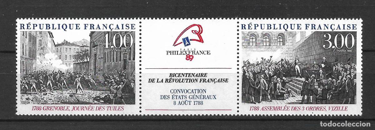 Sellos: francia 1988 serie completa ** mnh - 34/8