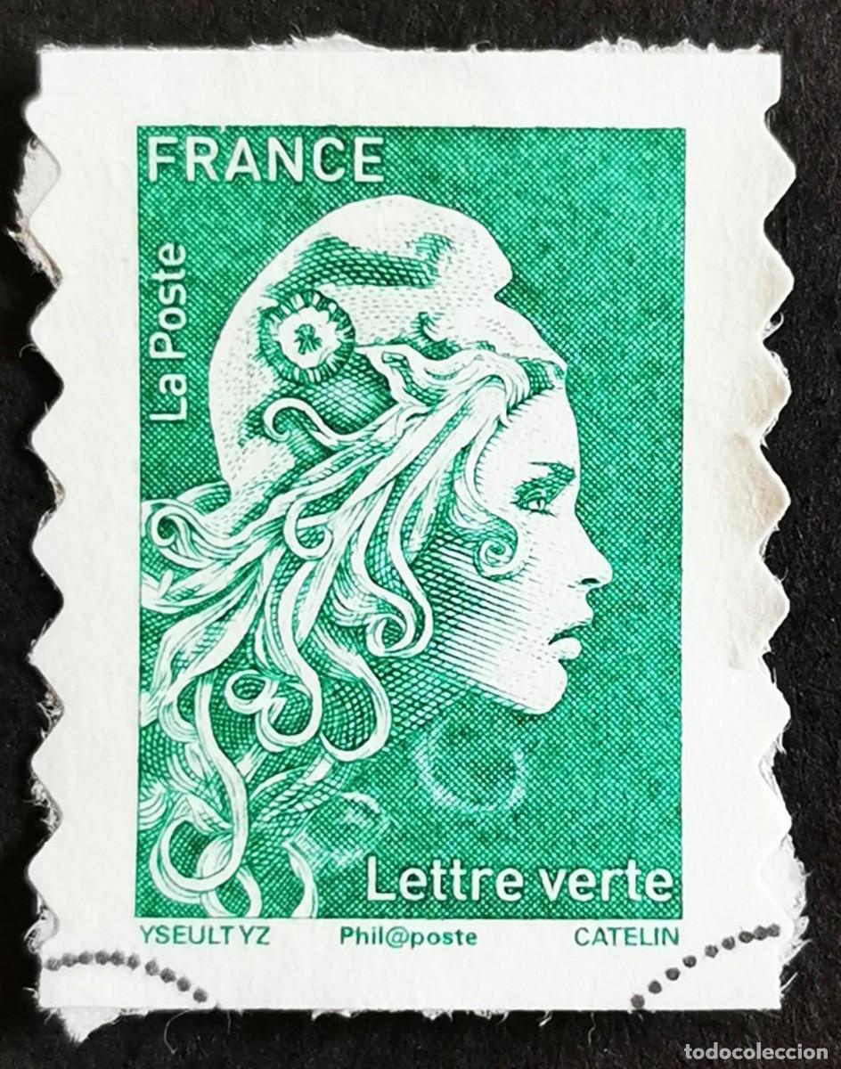 Sellos: Sello Francia 2018, Marianne la Comprometida, Sin Valor Facial Michel: FR 7083IBcy
