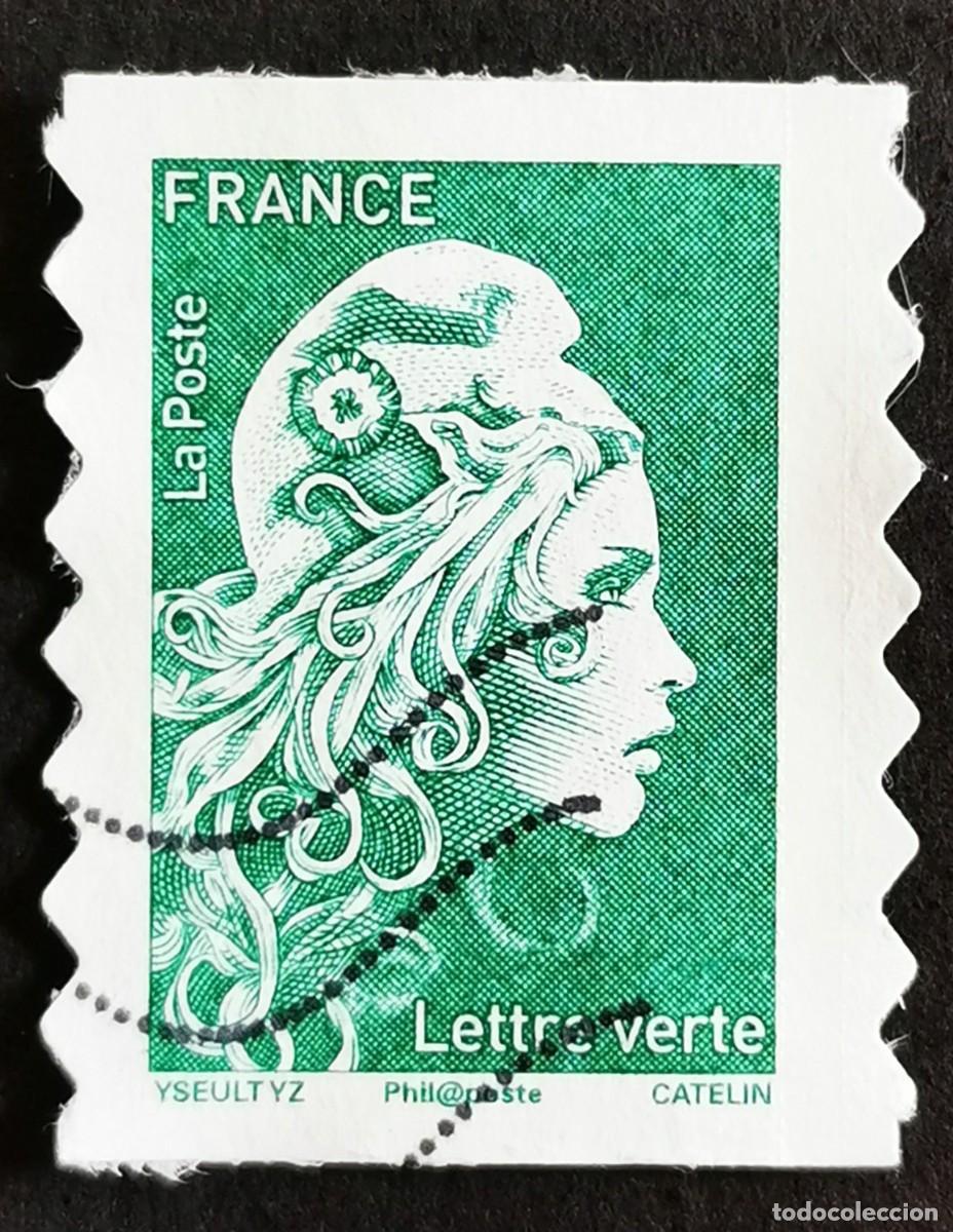 Sellos: Sello Francia 2018, Marianne la Comprometida, Sin Valor Facial Michel: FR 7083IBcy