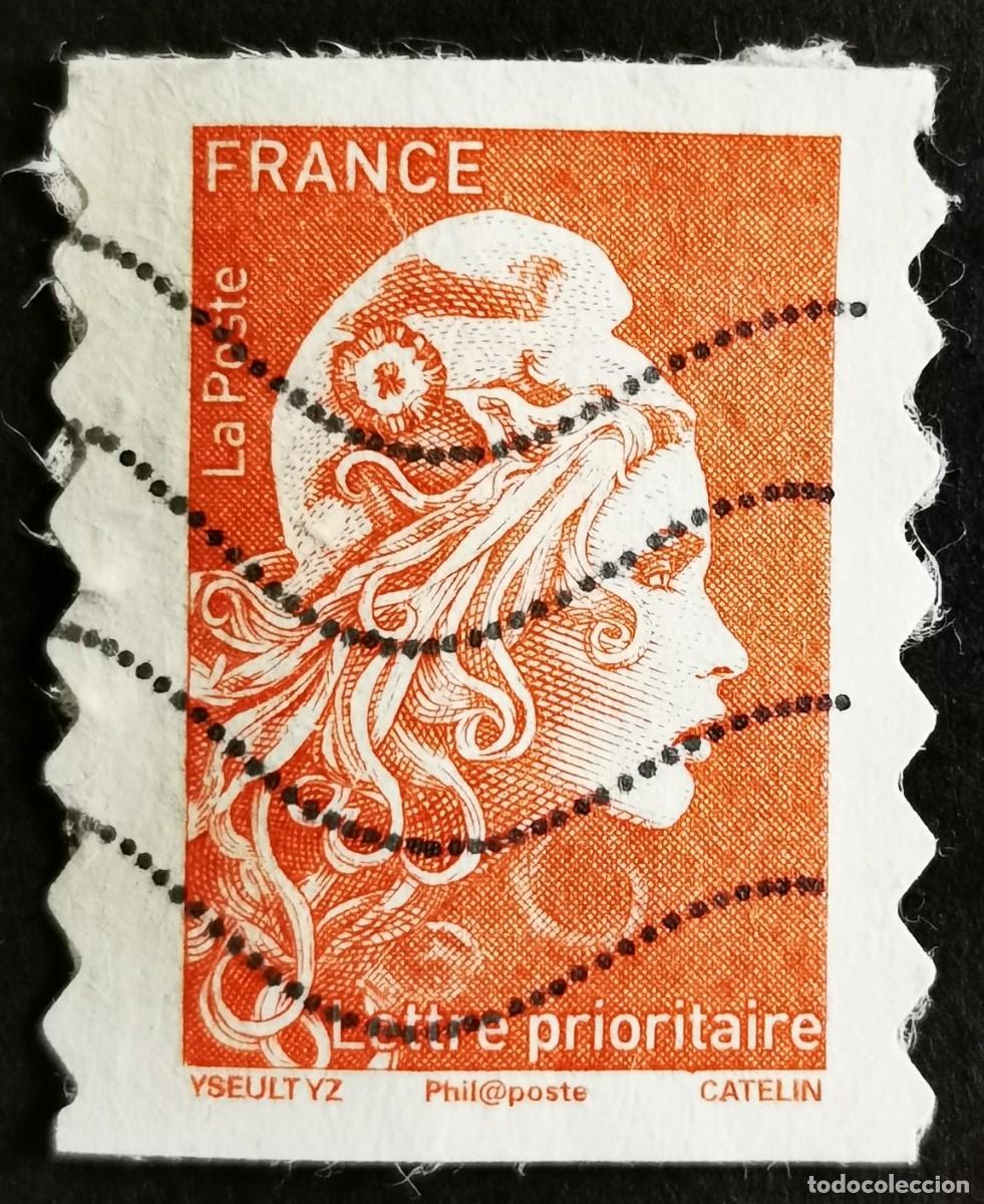 Sellos: Sello Francia 2018, Marianne la Comprometida, Sin Valor Facial Michel: FR 7084IBcy