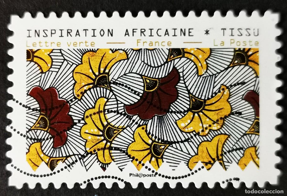 Sellos: Sello Francia 2019, Textiles de inspiraci&oacute;n africana, Sin Valor Facial Michel: FR 7226I