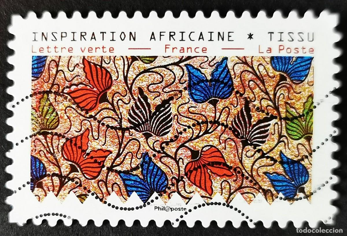 Sellos: Sello Francia 2019, Textiles de inspiraci&oacute;n africana, Sin Valor Facial Michel: FR 7227I