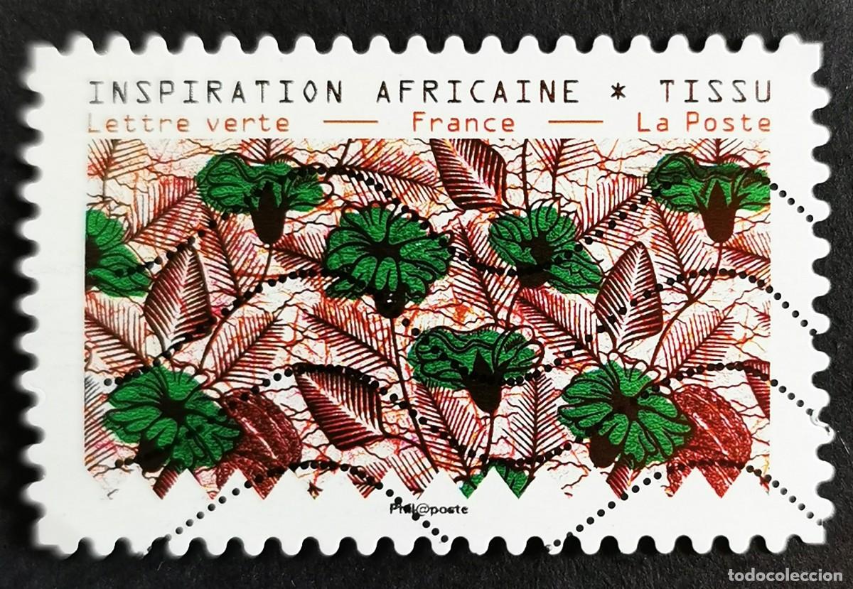 Sellos: Sello Francia 2019, Textiles de inspiraci&oacute;n africana, Sin Valor Facial Michel: FR 7228I