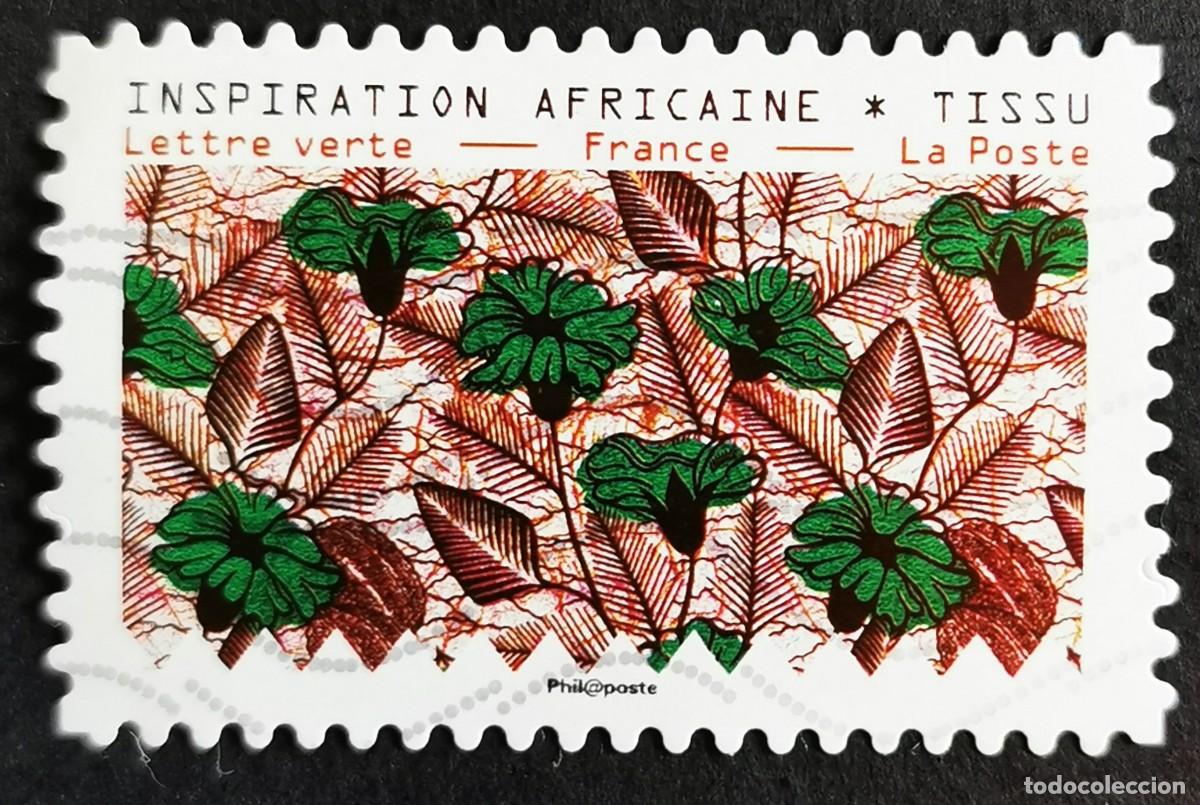 Sellos: Sello Francia 2019, Textiles de inspiraci&oacute;n africana, Sin Valor Facial Michel: FR 7228I