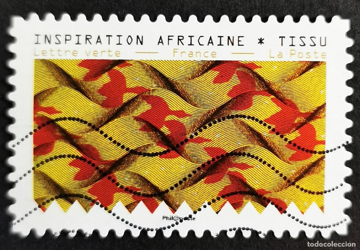 Sellos: Sello Francia 2019, Textiles de inspiraci&oacute;n africana, Sin Valor Facial Michel: FR 7231I