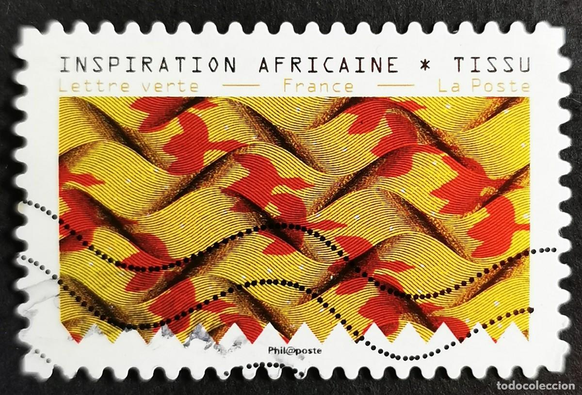 Sellos: Sello Francia 2019, Textiles de inspiraci&oacute;n africana, Sin Valor Facial Michel: FR 7231I