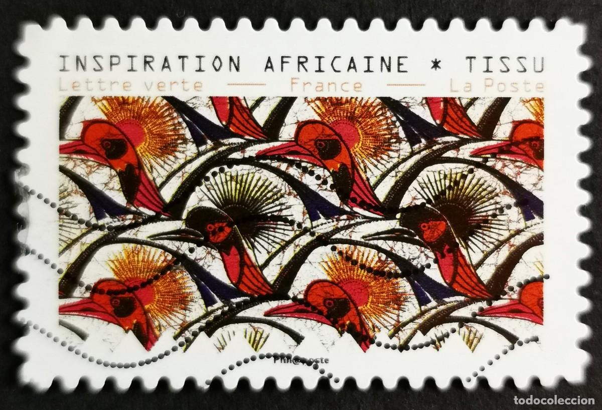 Sellos: Sello Francia 2019, Textiles de inspiraci&oacute;n africana, Sin Valor Facial Michel: FR 7232I