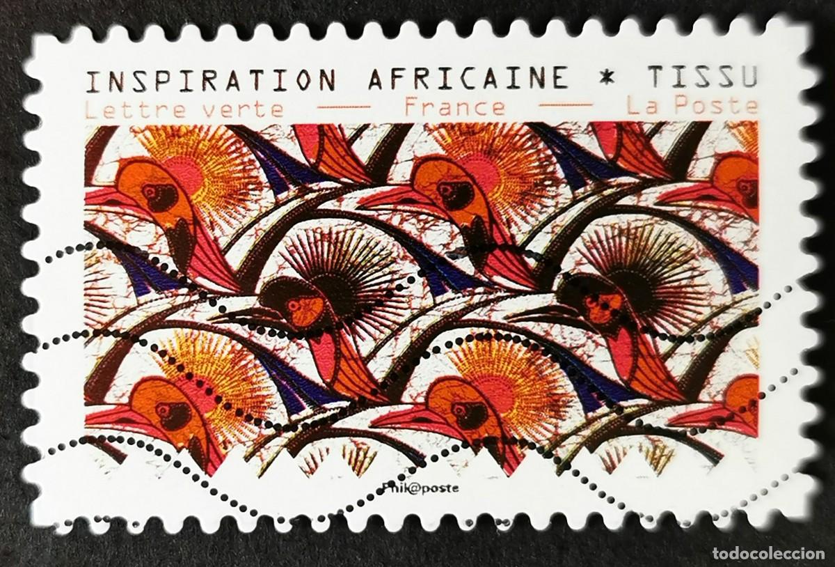 Sellos: Sello Francia 2019, Textiles de inspiraci&oacute;n africana, Sin Valor Facial Michel: FR 7232I