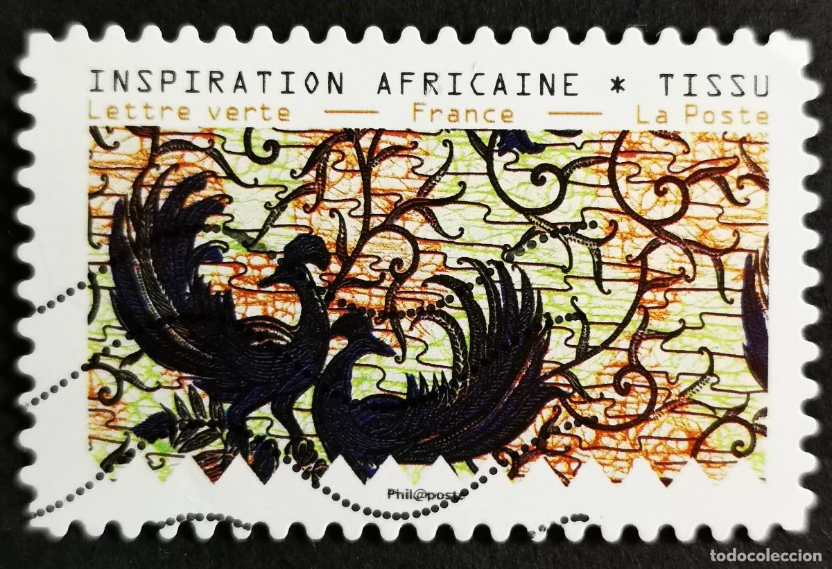 Sellos: Sello Francia 2019, Textiles de inspiraci&oacute;n africana, Sin Valor Facial Michel: FR 7233I