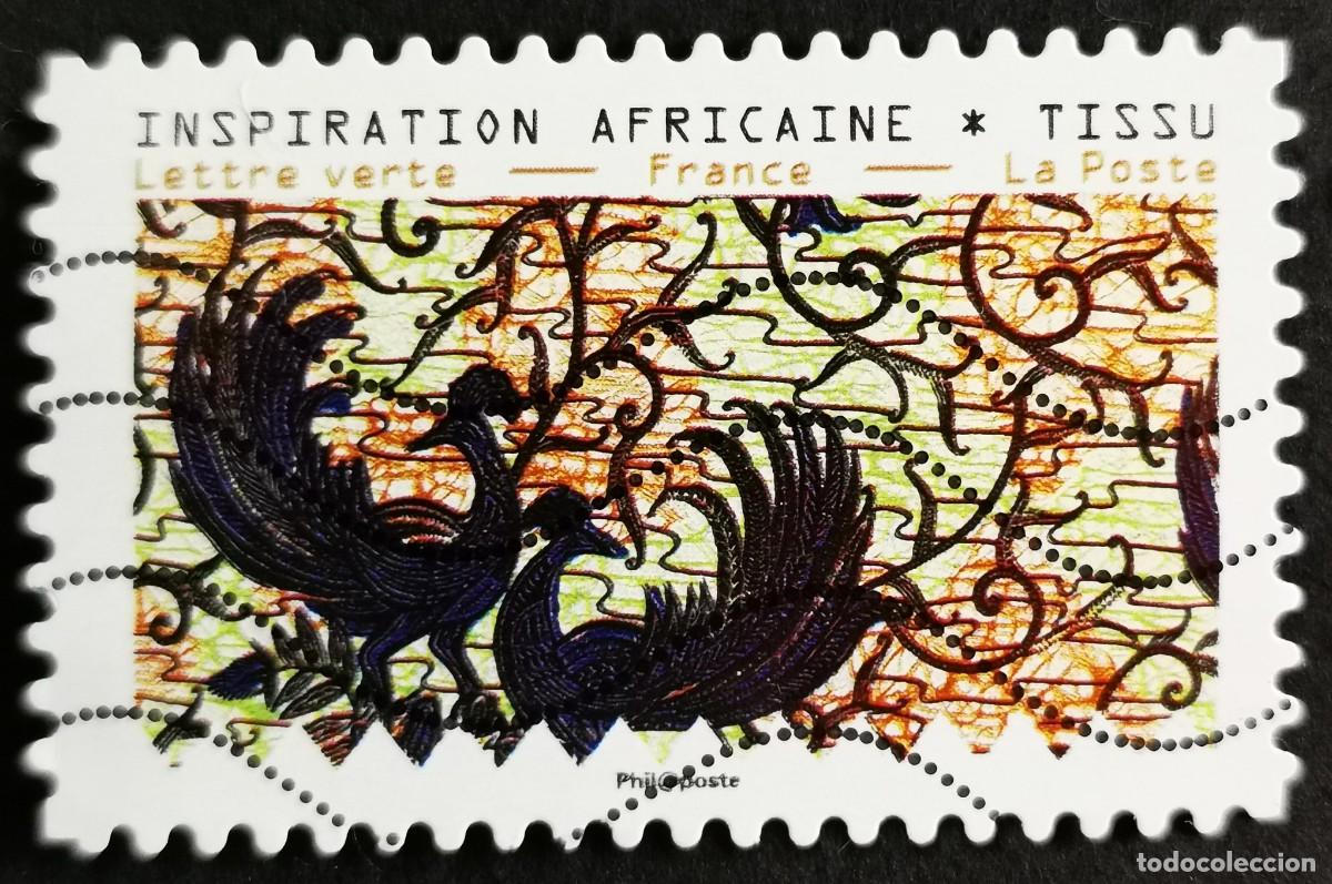 Sellos: Sello Francia 2019, Textiles de inspiraci&oacute;n africana, Sin Valor Facial Michel: FR 7233I