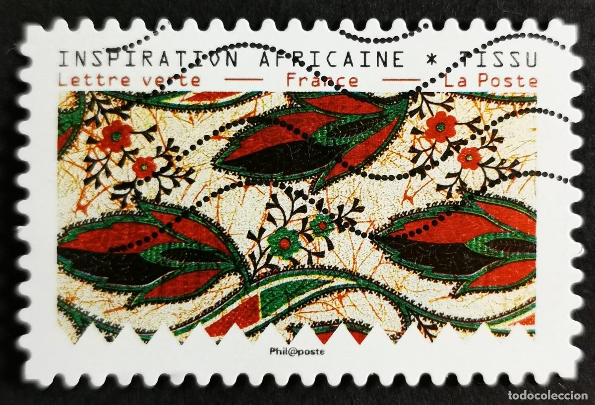 Sellos: Sello Francia 2019, Textiles de inspiraci&oacute;n africana, Sin Valor Facial Michel: FR 7235I