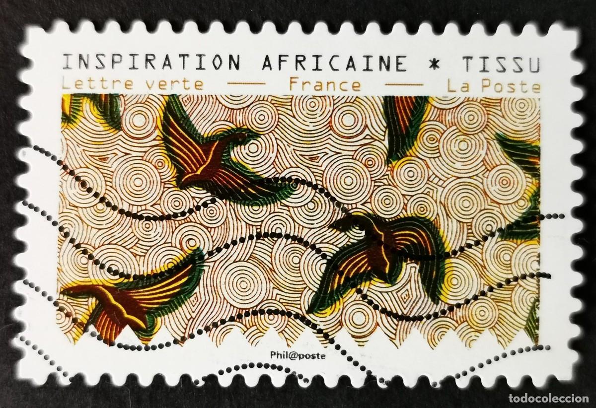 Sellos: Sello Francia 2019, Textiles de inspiraci&oacute;n africana, Sin Valor Facial Michel: FR 7236I