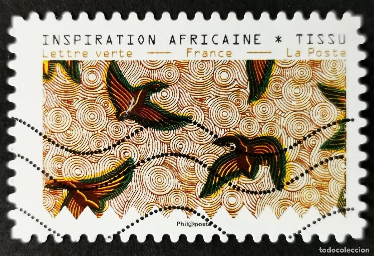 Sellos: Sello Francia 2019, Textiles de inspiraci&oacute;n africana, Sin Valor Facial Michel: FR 7236I