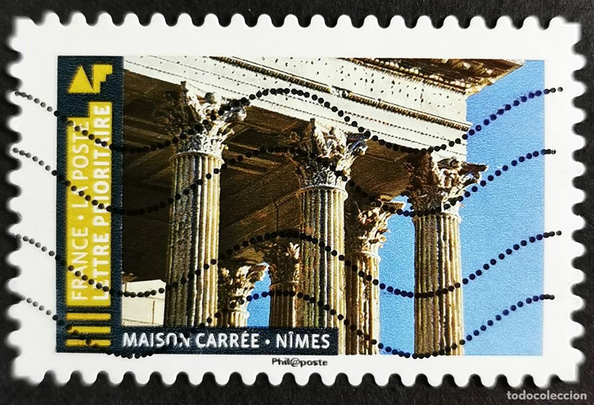 Sellos: Sello Francia 2019,Obras maestras Maison Carr&eacute;e, N&icirc;mes, Sin Valor Facial Michel: FR 7257I