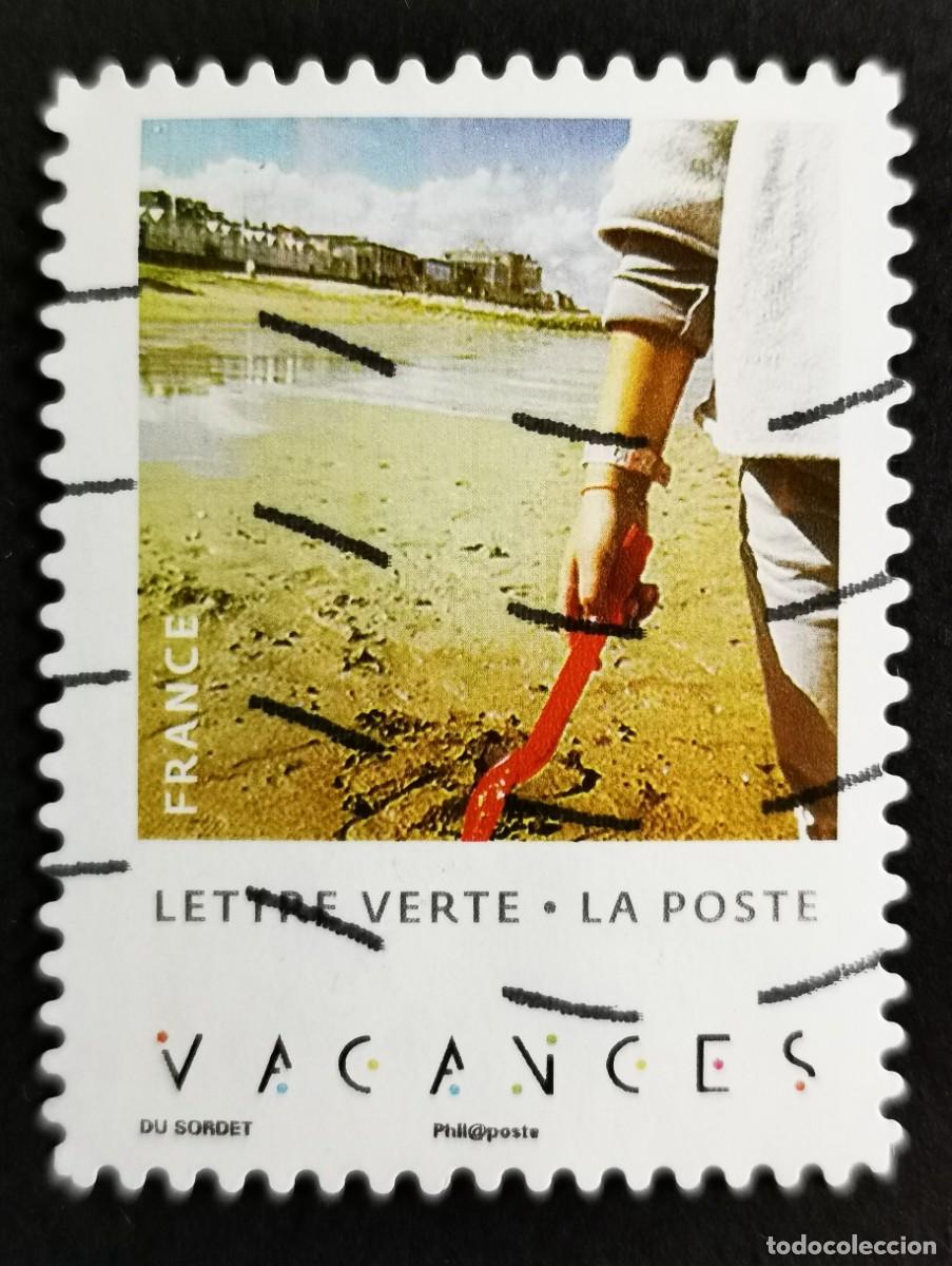 Sellos: Sello Francia 2019, Fotograf&iacute;as de vacaciones, Sin Valor Facial Michel: FR 7366