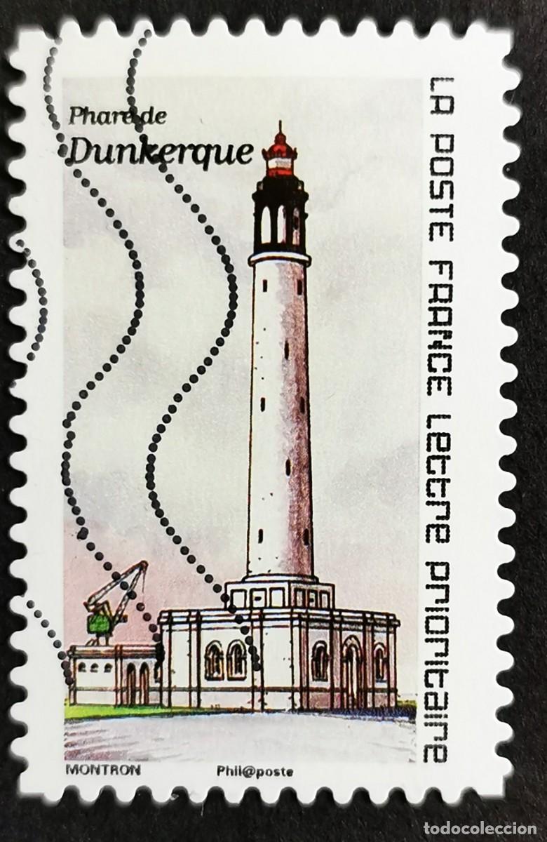 Sellos: Sello Francia 2019, Faro de Dunkerque, Sin Valor Facial Michel: FR 7375