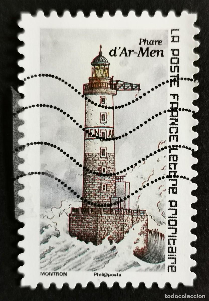 Sellos: Sello Francia 2019, Faro de Ar-Men, Sin Valor Facial Michel: FR 7379