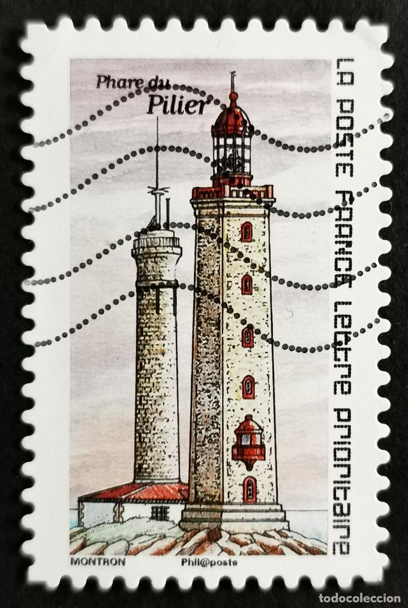 Sellos: Sello Francia 2019, Faro de Pilar, Sin Valor Facial Michel: FR 7380