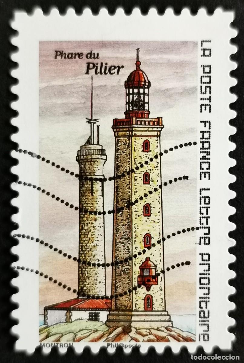 Sellos: Sello Francia 2019, Faro de Pilar, Sin Valor Facial Michel: FR 7380