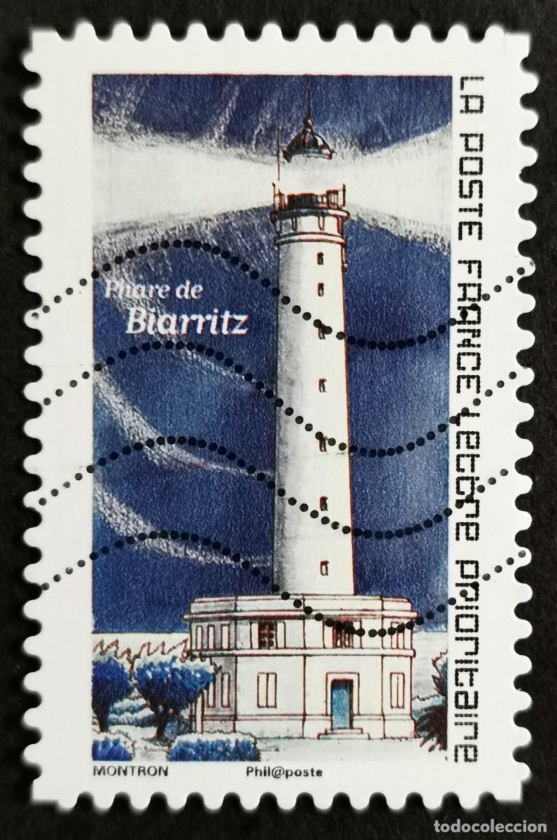 Sellos: Sello Francia 2019, Faro de Biarritz, Sin Valor Facial Michel: FR 7383