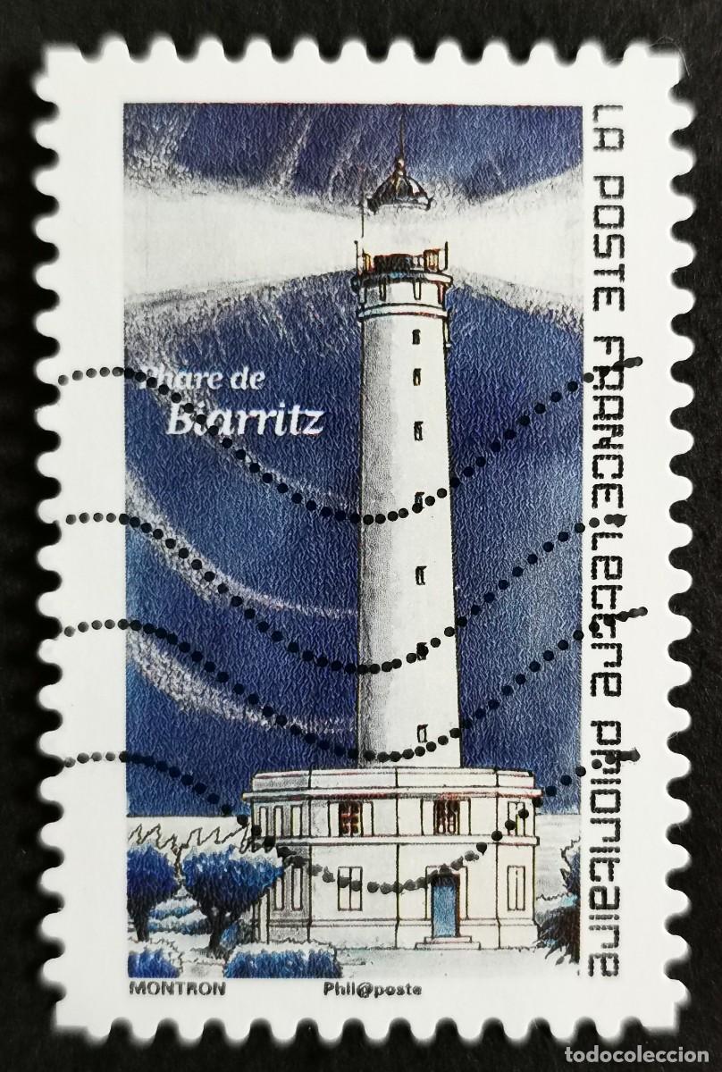 Sellos: Sello Francia 2019, Faro de Biarritz, Sin Valor Facial Michel: FR 7383