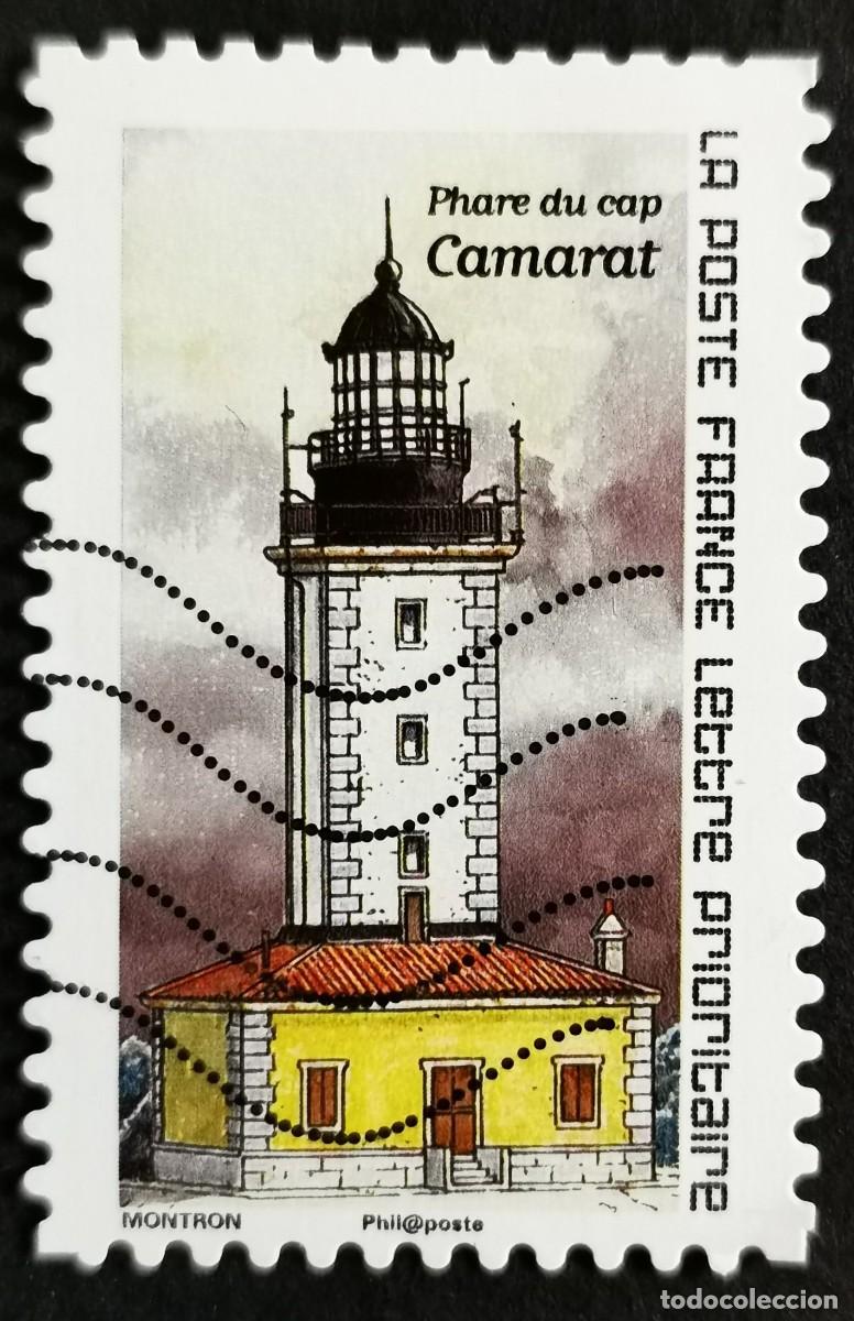 Sellos: Sello Francia 2019, Faro de Cabo Camarat, Sin Valor Facial Michel: FR 7385
