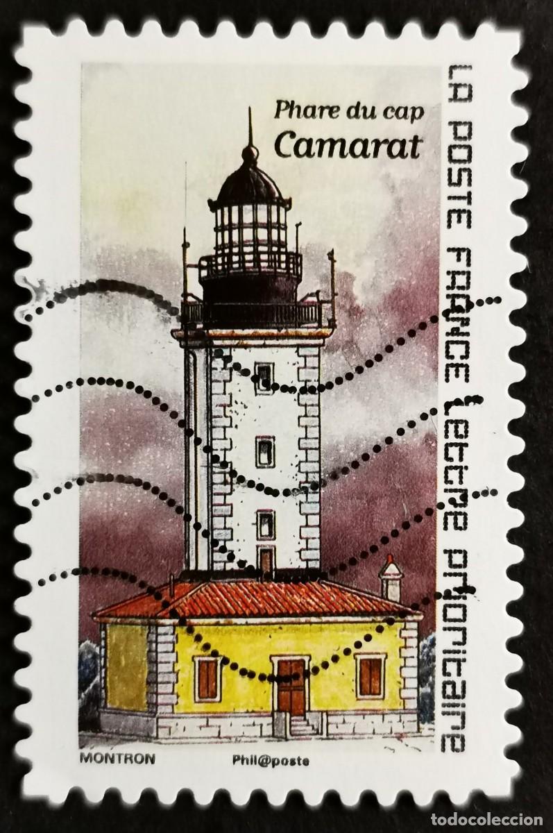 Sellos: Sello Francia 2019, Faro de Cabo Camarat, Sin Valor Facial Michel: FR 7385