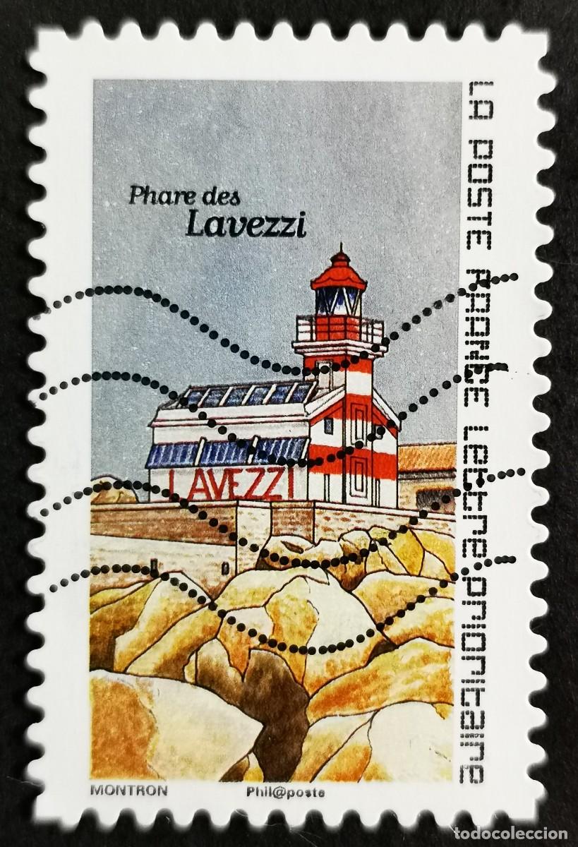 Sellos: Sello Francia 2019, Faro de Lavezzi, Sin Valor Facial Michel: FR 7386