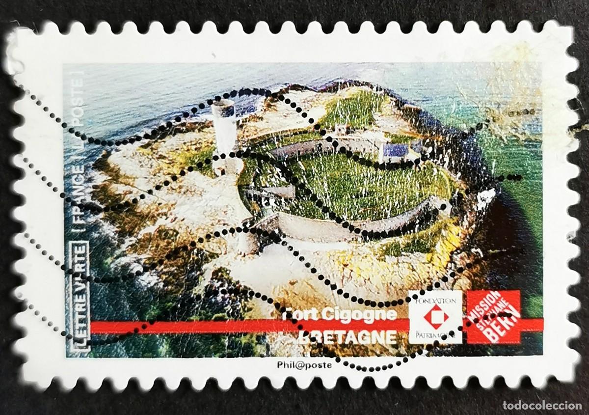 Sellos: Sello Francia 2019, Patrimonio cultural: Fuerte Cigogne, Sin Valor Facial Michel: FR 7396