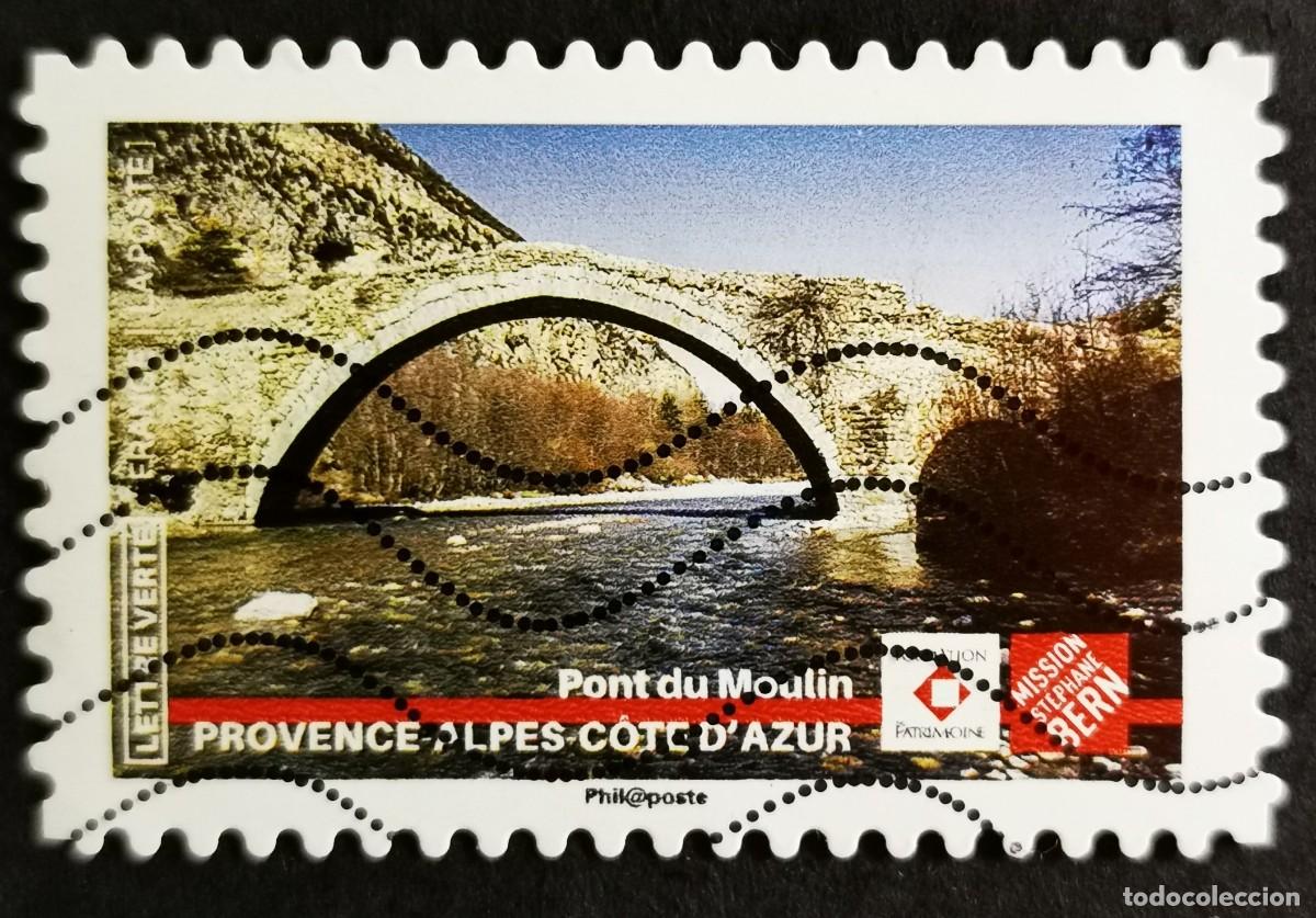 Sellos: Sello Francia 2019, Patrimonio cultural: Puente Moulin, Sin Valor Facial Michel: FR 7397