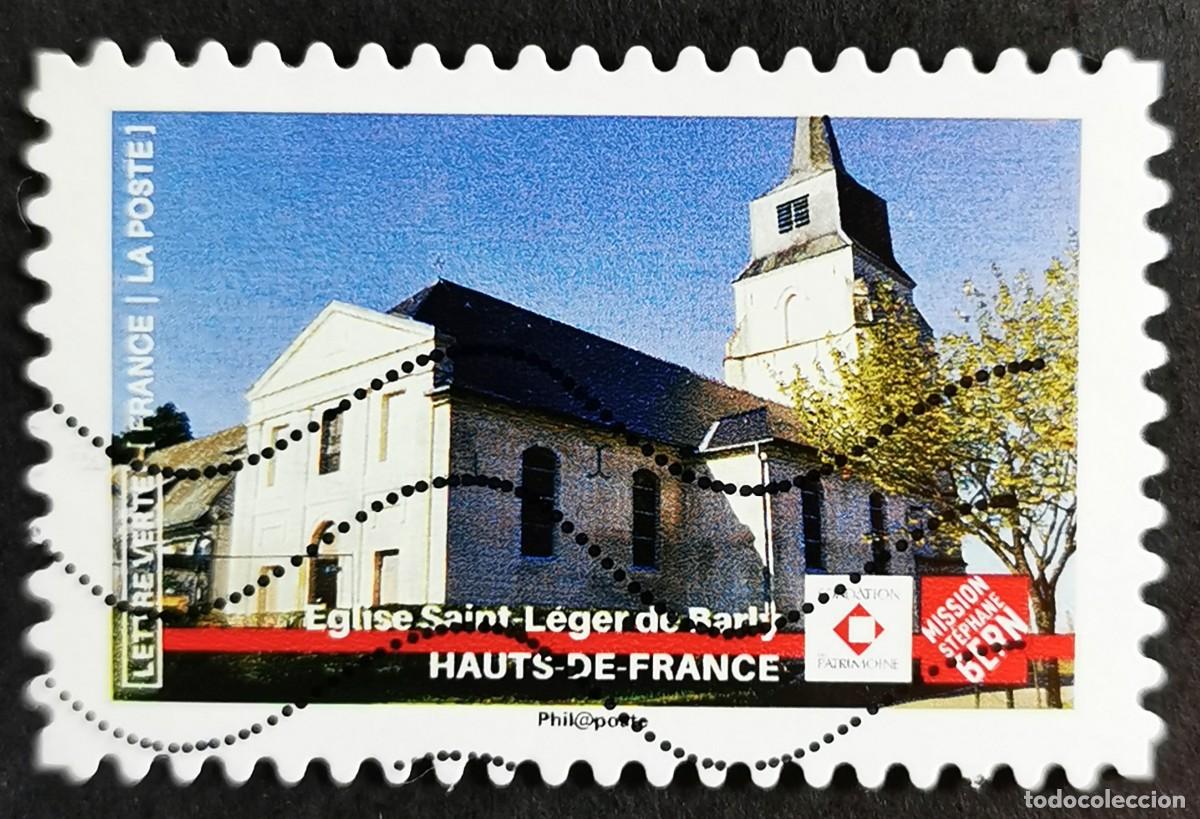 Sellos: Sello Francia 2019, Patrimonio cultural: Iglesia de Saint-L&eacute;g, Pi, Sin Valor Facial Michel: FR 7399