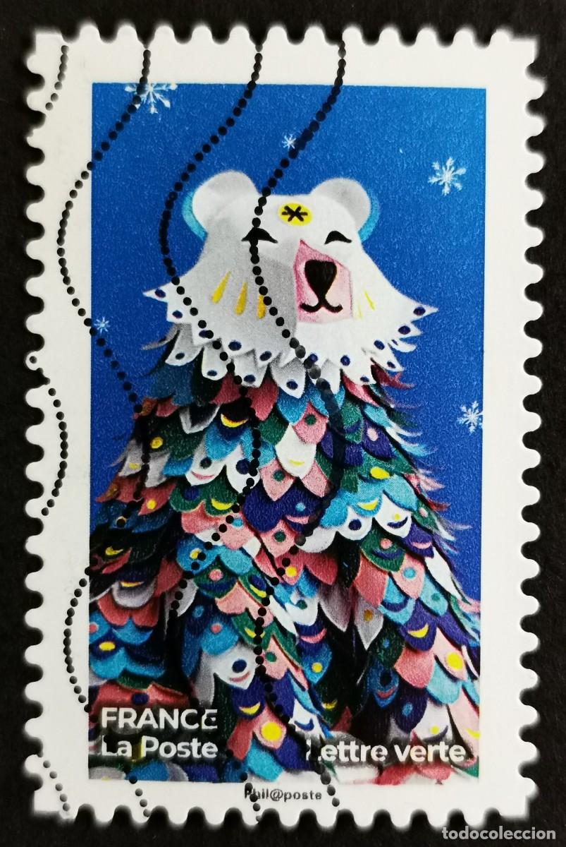 Sellos: Sello Francia 2019, Sellos navide&ntilde;os 2019 Oso polar (vertical), Sin Valor Facial Michel: FR 7477