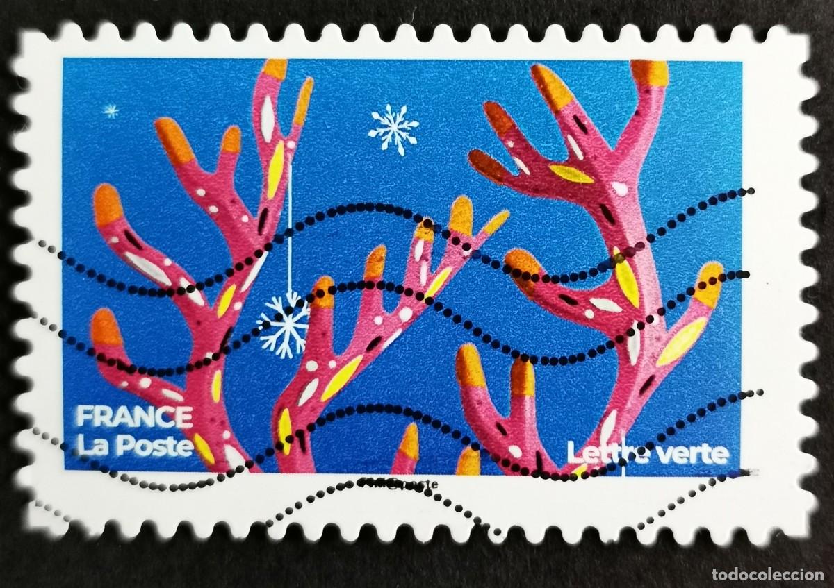 Sellos: Sello Francia 2019, Sellos navide&ntilde;os 2019 Cuernos de ciervo, Sin Valor Facial Michel: FR 7481