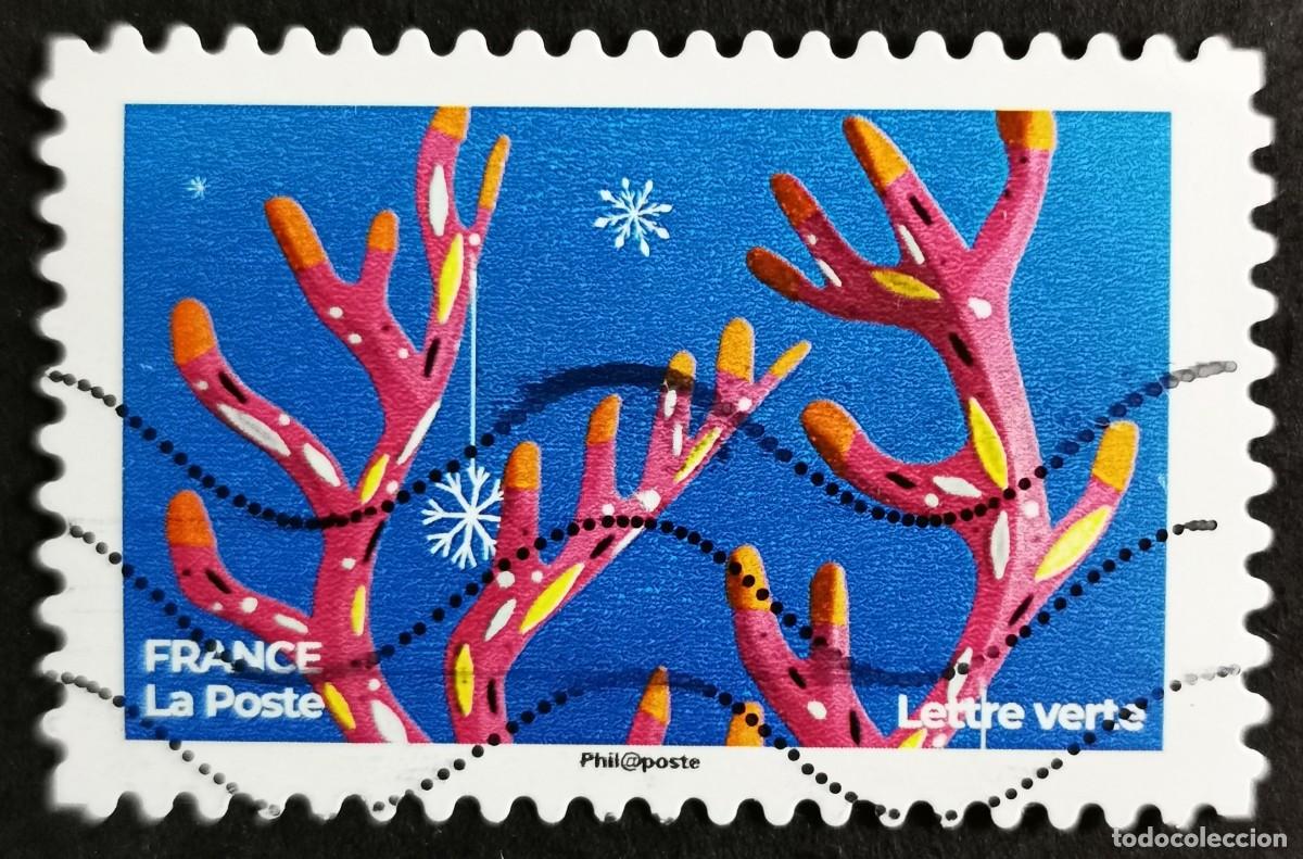 Sellos: Sello Francia 2019, Sellos navide&ntilde;os 2019 Cuernos de ciervo, Sin Valor Facial Michel: FR 7481