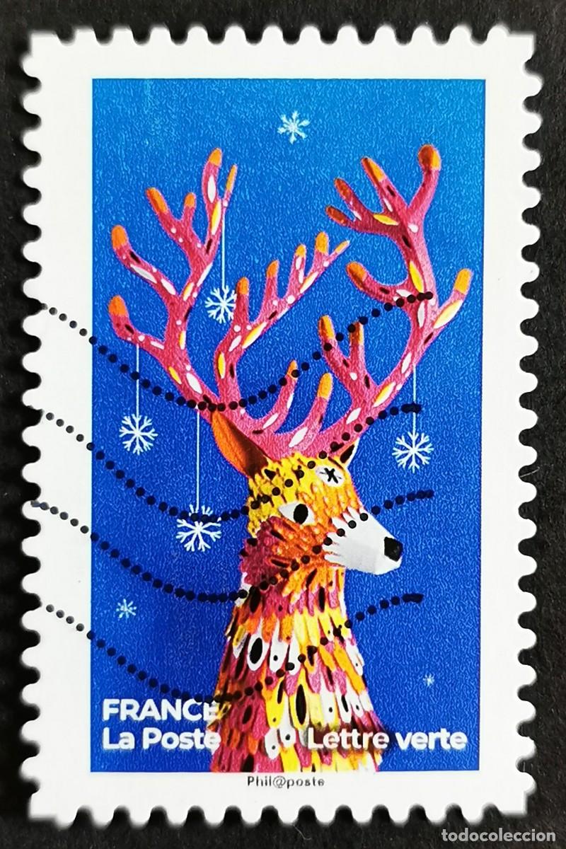 Sellos: Sello Francia 2019, Sellos navide&ntilde;os 2019 Renos, Sin Valor Facial Michel: FR 7483