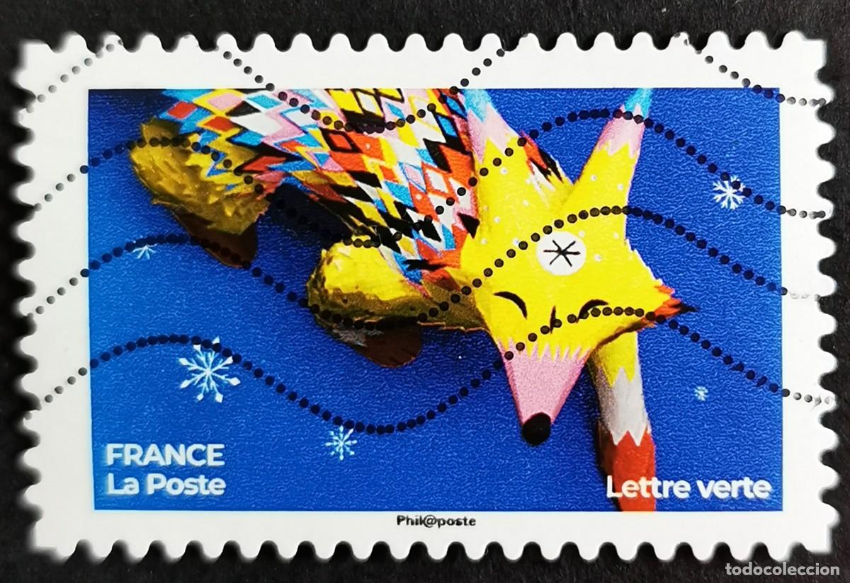 Sellos: Sello Francia 2019, Sellos navide&ntilde;os 2019 Cabeza de zorro, Sin Valor Facial Michel: FR 7485