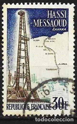Sellos: Francia 1959 - Mi 1249 - YT 1205 - Hassi Messaoud