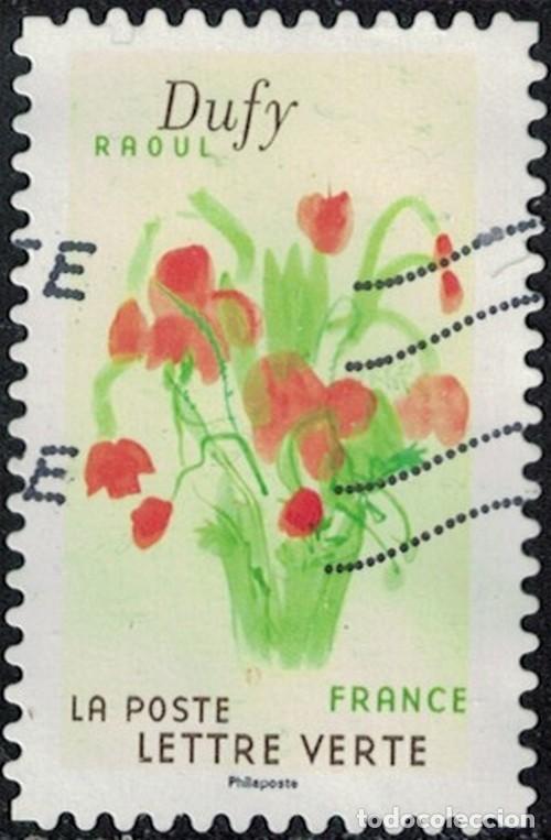 Sellos: France 2024 Oblit&eacute;r&eacute; Used Raoul Dufy Aquarelle N&deg; 9 Y&T 2431 SU