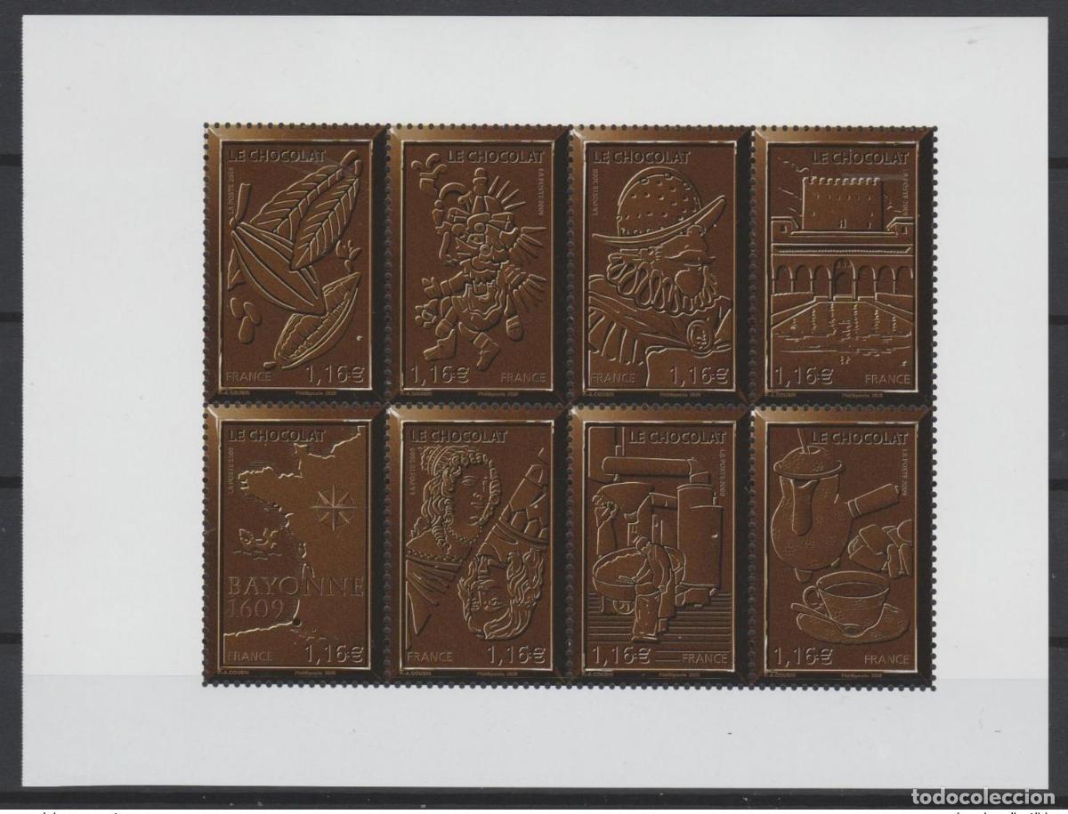 Sellos: France 2020 Chocolat Parfum 50 a&ntilde;os grabado en la historia edici&oacute;n 12050 ex **