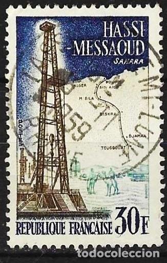Sellos: Francia 1959 - Mi 1249 - YT 1205 - Hassi Messaoud