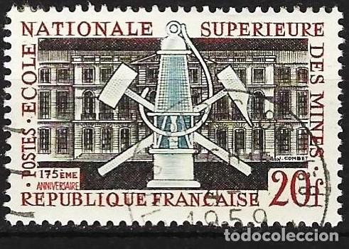 Sellos: Francia 1959 - Mi 1241 - YT 1197 - Escuela Superior de Minas