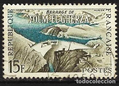 Sellos: Francia 1959 - Mi 1247 - YT 1203 - Prensa de Foum el Gherza
