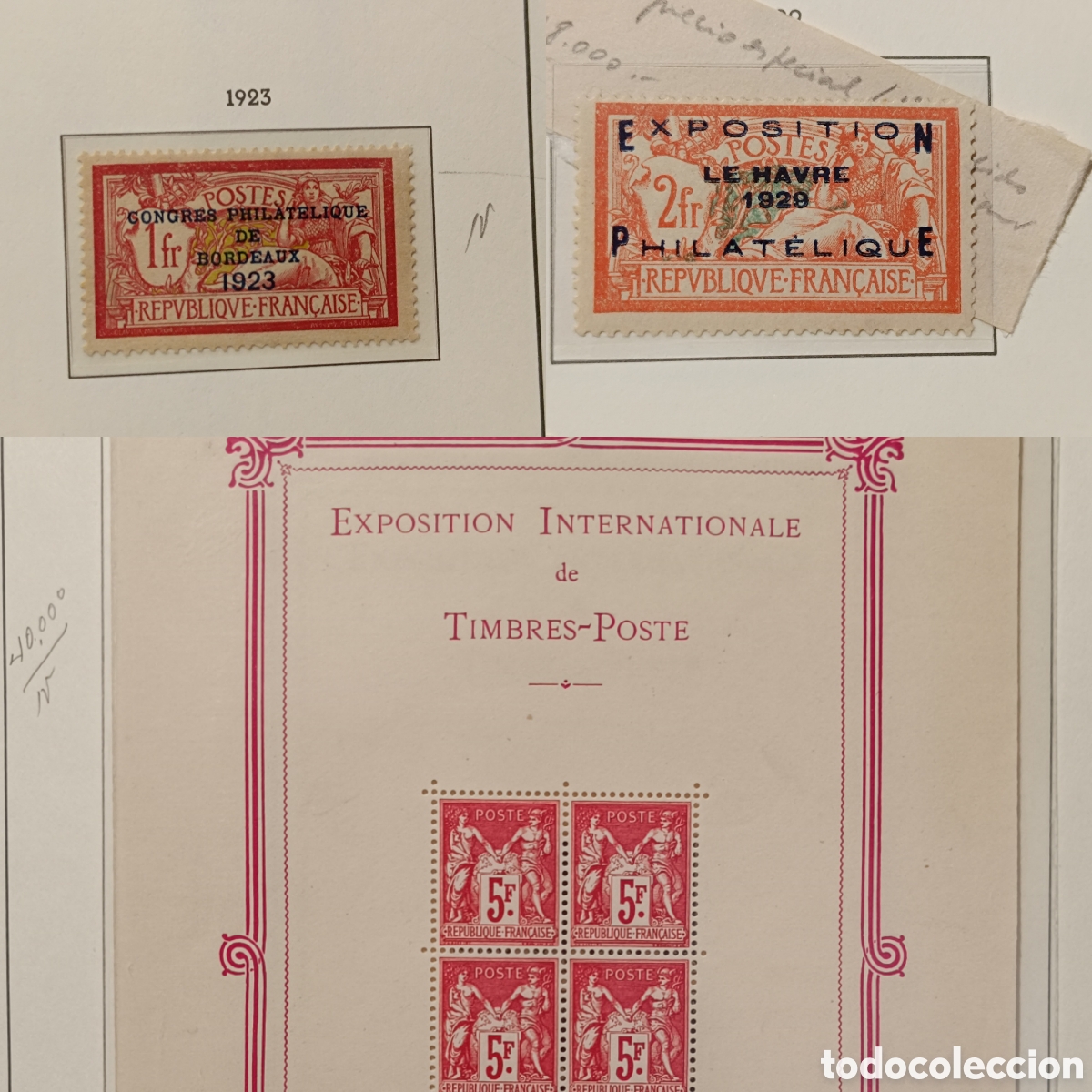 Sellos: Sellos Francia Lujo. Albumes 1907/1982