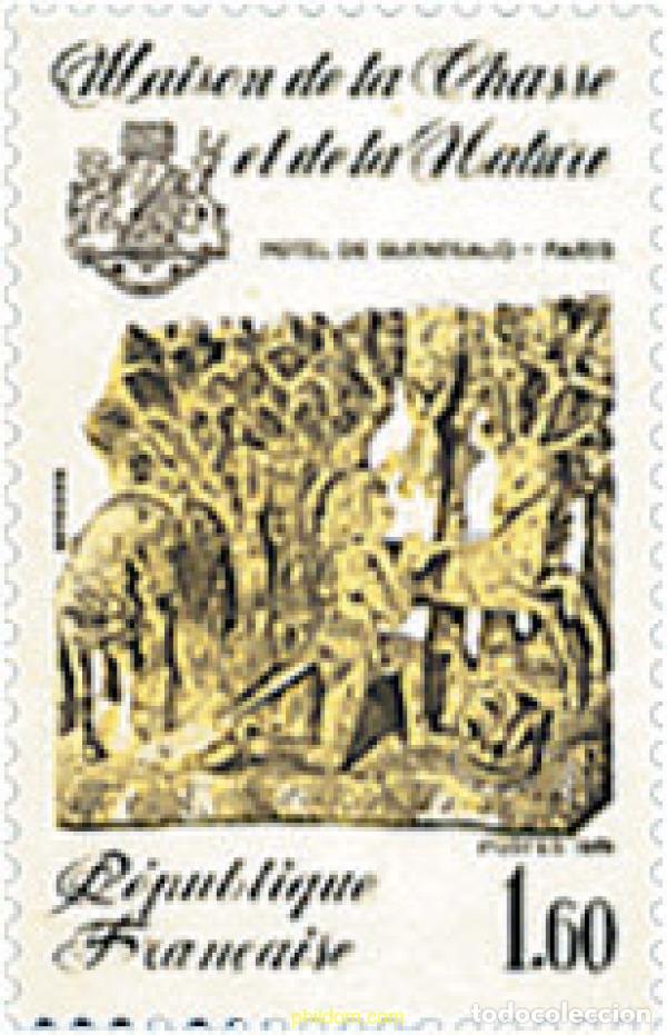 Sellos: 65787 MNH FRANCIA 1981 CASA DE LA CAZA Y LA NATURALEZA. HOTEL DE GUENEGAUD